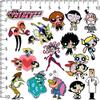 Powerpuff Girls Character Collection 150ct Die Cut Vinyl Stickers Blossom, Bubbles, Buttercup & Villains for Laptop, Water Bottle, Scrapbooking, Tablet, Indoor & Outdoor Use view 2