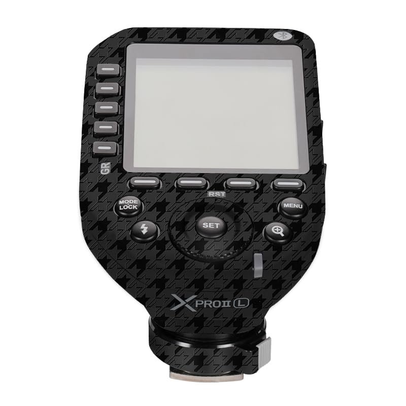 for GODOX XPro II Wireless Flash Trigger Decal Skin Vinyl Wrap Film Camera Flash Body Protective Sticker Protector Coat X Pro II (Plover Black)