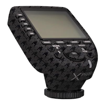 X Pro Flash Skin Coat Wrap Protective Film Body Decal Anti-Scratch Sticker Accessories for Godox XPro Wireless Flash Trigger(Plover Black)