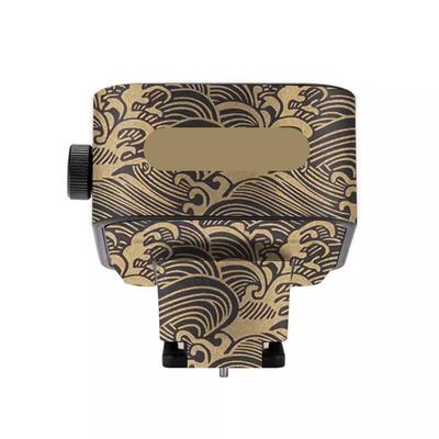 Camera Flash Protector Coat Protective Film for Godox X3 Wireless Flash Trigger Body Vinly Wrap Skin Premium Sticker Photography Decal X3(Wave Gold)