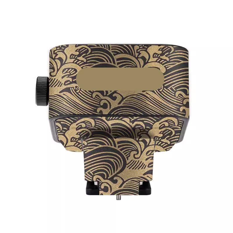 Camera Flash Protector Coat Protective Film for Godox X3 Wireless Flash Trigger Body Vinly Wrap Skin Premium Sticker Photography Decal X3(Wave Gold)