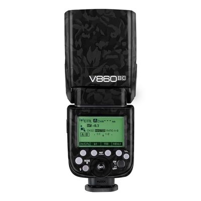 Photography Accessories for Godox V860 II Decal Skin Vinyl Wrap Film Camera Flash Body Protective Sticker Protector Coat V860 II(Shadow Camo Black)