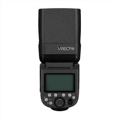 V860 Camera Flash Skin Coat Wrap Protective Film Body Decal Anti-Scratch Sticker Accessories for Godox V860 (Leather Black)