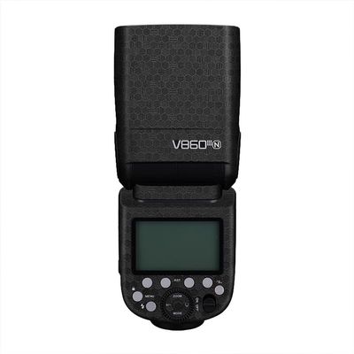 V860 Camera Flash Skin Coat Wrap Protective Film Body Decal Anti-Scratch Sticker Accessories for Godox V860 (Honeycomb Black)