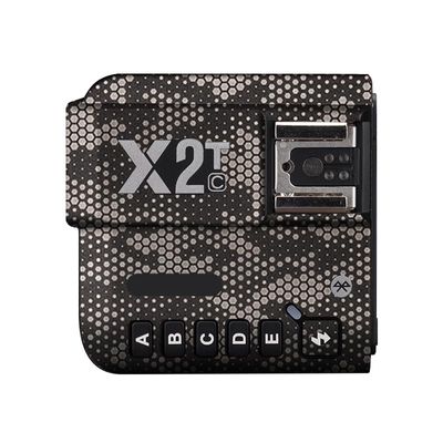 Anti-Scratch Camera Flash Sticker for Godox X2T Wireless Flash Trigger Flash Coat Wrap Protective Film Body Protector Skin Cover X 2T(Mamba Titanium)