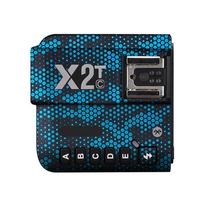 Anti-Scratch Camera Flash Sticker for Godox X2T Wireless Flash Trigger Flash Coat Wrap Protective Film Body Protector Skin Cover X 2T(Mamba Blue)