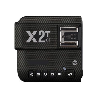 Anti-Scratch Camera Flash Sticker for Godox X2T Wireless Flash Trigger Flash Coat Wrap Protective Film Body Protector Skin Cover X 2T(Matrix Black)