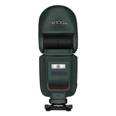 Camera Flash Protector Coat Protective Film for Godox V100 Body Vinly Wrap Skin Premium Sticker Photography Decal V100 (Turquoise Green)