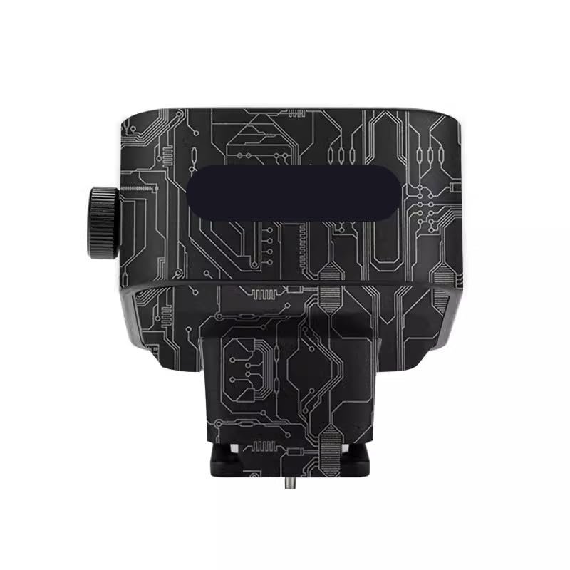 Camera Flash Protector Coat Protective Film for Godox X3 Wireless Flash Trigger Body Vinly Wrap Skin Premium Sticker Photography Decal X3(Circuit Titanium)