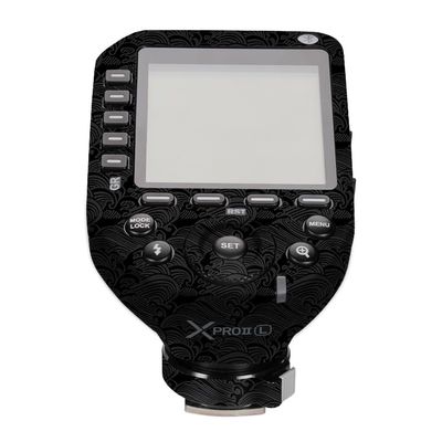for GODOX XPro II Wireless Flash Trigger Decal Skin Vinyl Wrap Film Camera Flash Body Protective Sticker Protector Coat X Pro II (Wave Black)