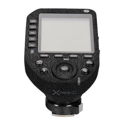 for GODOX XPro II Wireless Flash Trigger Decal Skin Vinyl Wrap Film Camera Flash Body Protective Sticker Protector Coat X Pro II (Contour Black)