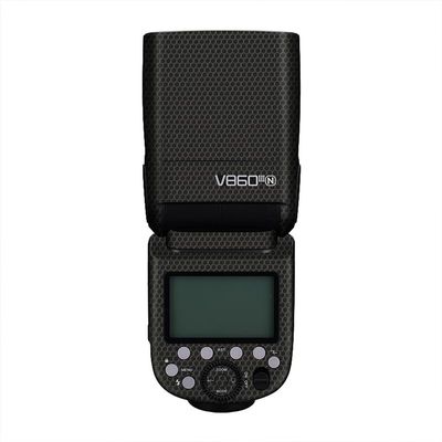 V860 Camera Flash Skin Coat Wrap Protective Film Body Decal Anti-Scratch Sticker Accessories for Godox V860 (Matrix Black)