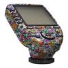 X Pro Flash Skin Coat Wrap Protective Film Body Decal Anti-Scratch Sticker Accessories for Godox XPro Wireless Flash Trigger(Graffiti White) view 1