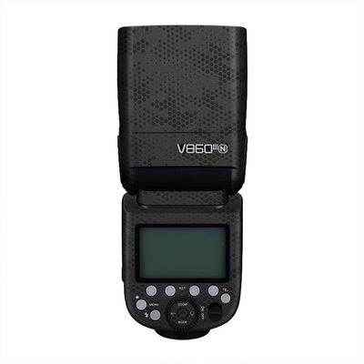 V860 Camera Flash Skin Coat Wrap Protective Film Body Decal Anti-Scratch Sticker Accessories for Godox V860 (Mamba Black)