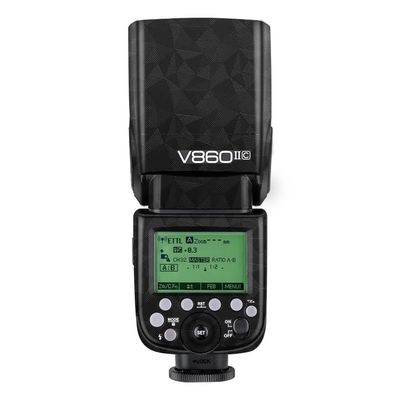 Photography Accessories for Godox V860 II Decal Skin Vinyl Wrap Film Camera Flash Body Protective Sticker Protector Coat V860 II(Triangle Black)