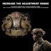 TACWJDM Tactical Helmet Headset with Noise Cancellation and Sound Pickup, Silicone Ear Cups Hearing Protection(Black) view 4