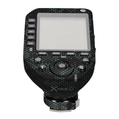 for GODOX XPro II Wireless Flash Trigger Decal Skin Vinyl Wrap Film Camera Flash Body Protective Sticker Protector Coat X Pro II (Mamba Green)