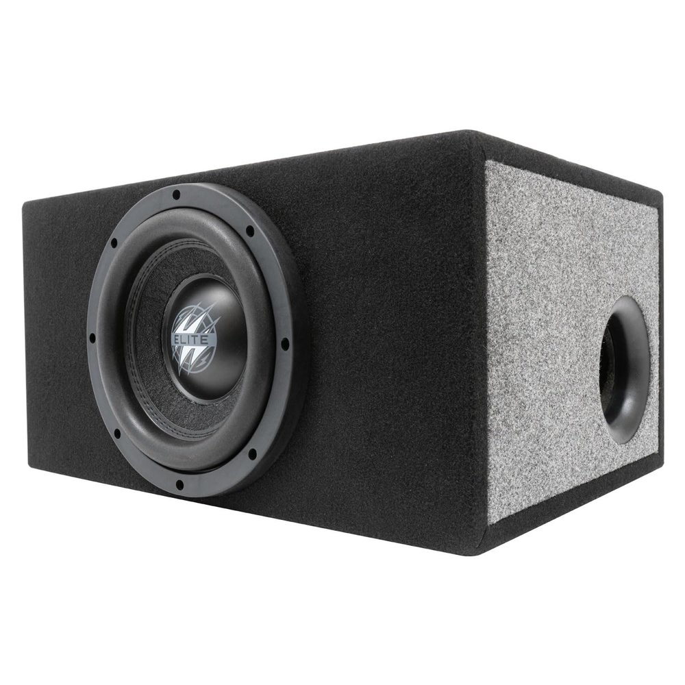 HIFONICS HEW10D4-500P 10-Inch Elite Series Powered Subwoofer System Amp Bulit Class D Amplifier 500 Watts Peak Dual 4-Ohm Voice Coils