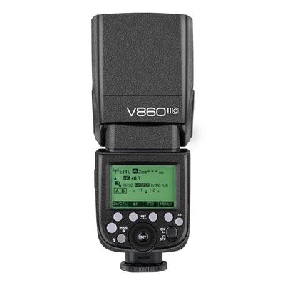 Photography Accessories for Godox V860 II Decal Skin Vinyl Wrap Film Camera Flash Body Protective Sticker Protector Coat V860 II(Leather Black)
