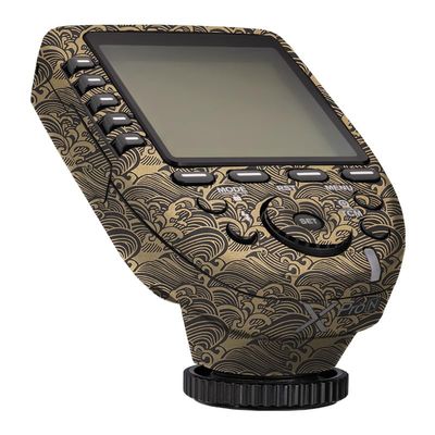 X Pro Flash Skin Coat Wrap Protective Film Body Decal Anti-Scratch Sticker Accessories for Godox XPro Wireless Flash Trigger(Wave Gold)