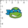 Teenage Mutant Ninja Turtles Leonardo Headshot 150ct Vinyl Large Deluxe Stickers Variety Pack - Laptop, Water Bottle, Scrapbooking, Tablet, Skateboard, Indoor/Outdoor view 2