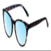 Medspex Adel-AVT Color Therapy Reading Glasses +6.00 Violet Purple/Baby Blue Unisex Fluorescent Light Sensitivity Chromotherapy Chakra Healing view 1