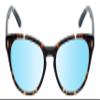 Medspex Adel-AVT Color Therapy Reading Glasses +6.00 Violet Purple/Baby Blue Unisex Fluorescent Light Sensitivity Chromotherapy Chakra Healing view 3