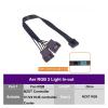 PITINGN for NZXT AER RGB 2 Light in Out Serial Cables Input Cable Connection Case Fan Adapter Cable(Serial Cable 7cm) view 2
