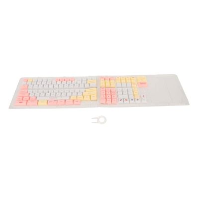 130 Key PBT Mechanical Keyboard Keycaps, Dye Sublimation Technique, Ergonomic Design, Rich Colors for Game and Work DIY (-2612220313212)
