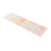 130 Key PBT Mechanical Keyboard Keycaps, Dye Sublimation Technique, Ergonomic Design, Rich Colors for Game and Work DIY (-2612220313212) view 4