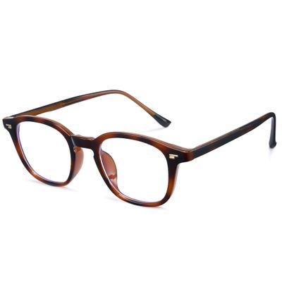 Cyxus Blue Light Glasses for Women Men TR90 Square Frame Reduce Eye Strain UV Blocking Computer Gaming Screen 8275