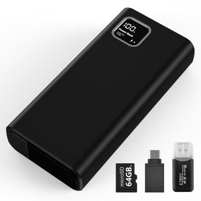 FyivzeeCam 2K Body Camera [Upgraded 2025]  Body Cam with QHD 1440P Video or Picture Taking, SD Card Storage Powerbank Camera