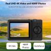 Serounder 4K Digital Camera, 48MP Compact Vlog Dual Screen Video Camera with 18X Zoom 2.4 Inch Display for Portable Travel Photography (Black) view 2