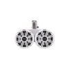 Kicker 45KMTDC65 Marine Tower Speakers with Swivel Clamps & 45KM654L Speakers White Grills with White Enclosures (Renewed) view 4