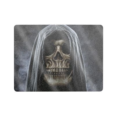 Glossy Glitter Laptop Skin Compatible with Microsoft Surface Laptop 8 13" (2025) - Reaper Skull - Premium 3M Vinyl Protective Wrap Decal Cover - Easy to Apply | Crafted in The USA by MightySkins