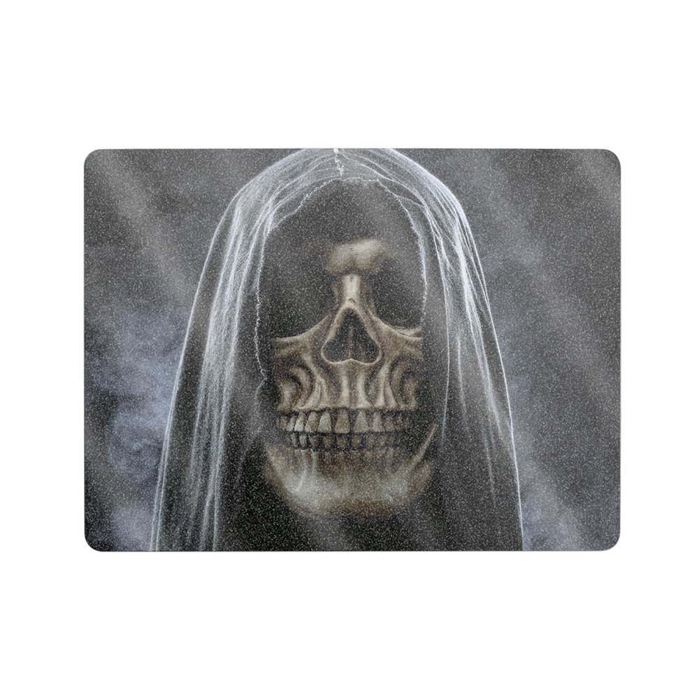 Glossy Glitter Laptop Skin Compatible with Microsoft Surface Laptop 8 13" (2025) - Reaper Skull - Premium 3M Vinyl Protective Wrap Decal Cover - Easy to Apply | Crafted in The USA by MightySkins