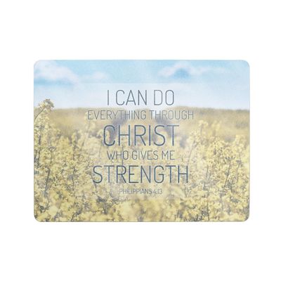Glossy Glitter Laptop Skin Compatible with Microsoft Surface Laptop 8 13" (2025) - Through Christ - Premium 3M Vinyl Protective Wrap Decal Cover - Easy to Apply | Crafted in The USA by MightySkins