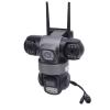 LAISANIM Triple Lens Security Camera with H.265 Video Encoding - 2-Way Audio Communication, 2MP HD Lenses, Large Area Coverage for IndoorOutdoor Use (Black) view 3