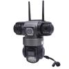 LAISANIM Triple Lens Security Camera with H.265 Video Encoding - 2-Way Audio Communication, 2MP HD Lenses, Large Area Coverage for IndoorOutdoor Use (Black) view 4