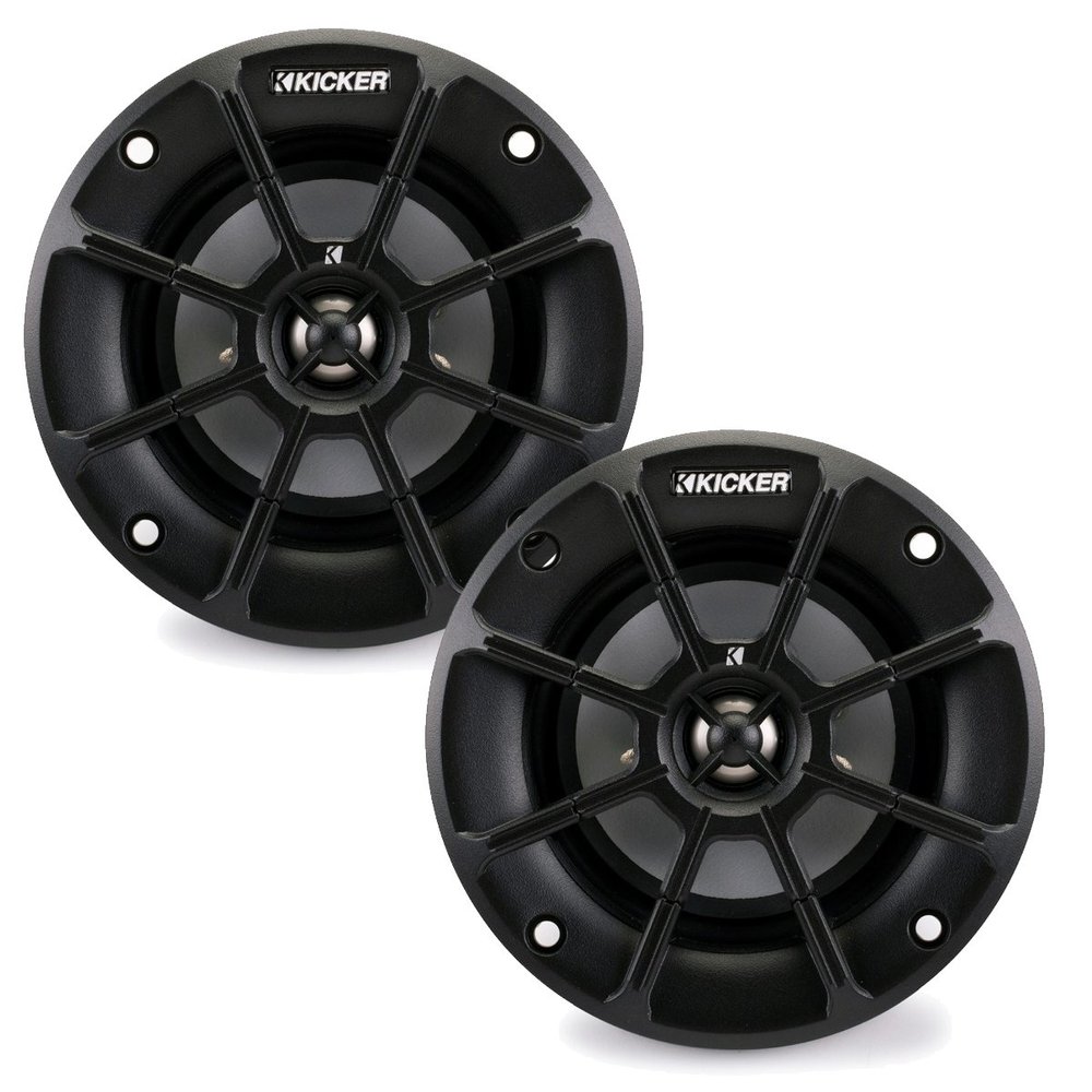 Kicker 4 Inch PS-Series Powersports Speakers 40PS44 (Pair) (Renewed)