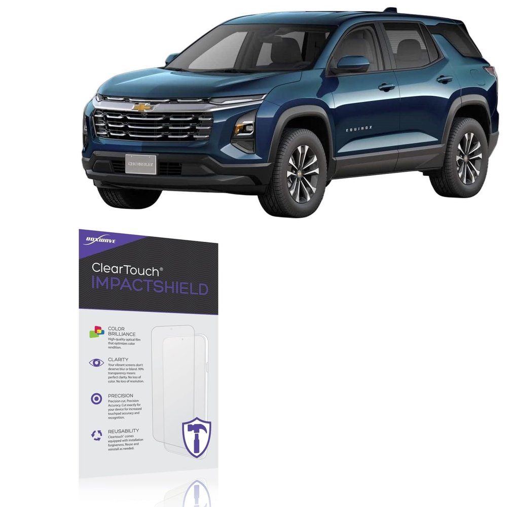 BoxWave Screen Protector Compatible with Chevrolet 2026 Equinox Display (11.3 in) - ClearTouch ImpactShield (2-Pack), Impenetrable Screen Protector Flexible Film