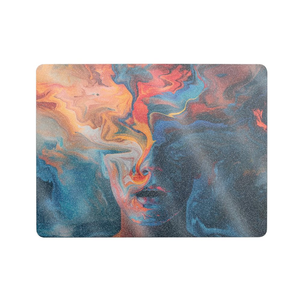 Glossy Glitter Laptop Skin Compatible with Microsoft Surface Laptop 8 13" (2025) - Out of Body - Premium 3M Vinyl Protective Wrap Decal Cover - Easy to Apply | Crafted in The USA by MightySkins