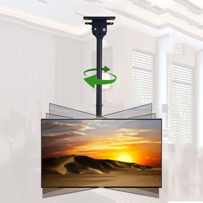TV Mount - 360 Rotation Tilt TV Bracket, Ceiling Adjustable Tv Wall Mount, Support Adapts to Most LCD Monitors from 32 to 55 Inches, with Loading 110 Lbs