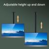 TV Mount - 360 Rotation Tilt TV Bracket, Ceiling Adjustable Tv Wall Mount, Support Adapts to Most LCD Monitors from 32 to 55 Inches, with Loading 110 Lbs view 4