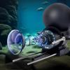 Oreilet Underwater Fish Finder Camera, 1080P HD 195 Wide Angle Underwater Fishing Video Camera with 4.3 Inch Screen Sunshade for Ice Fishing Lake, for Boats Kayak (20m) view 3