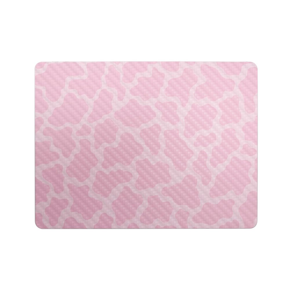 Carbon Fiber Laptop Skin Compatible with Microsoft Surface Laptop 8 13" (2025) - Pink Giraffe - Premium 3M Vinyl Protective Wrap Decal Cover - Easy to Apply | Crafted in The USA by MightySkins
