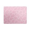 Carbon Fiber Laptop Skin Compatible with Microsoft Surface Laptop 8 13" (2025) - Pink Giraffe - Premium 3M Vinyl Protective Wrap Decal Cover - Easy to Apply | Crafted in The USA by MightySkins view 1
