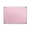 Carbon Fiber Laptop Skin Compatible with Microsoft Surface Laptop 8 13" (2025) - Pink Giraffe - Premium 3M Vinyl Protective Wrap Decal Cover - Easy to Apply | Crafted in The USA by MightySkins view 3