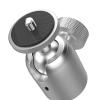 AsrMyjcx Mini Ball Head Metal Swivel /4" Screw Tripod Mount for Phone Light Stand Monopods Projector DSLR Cameras view 4
