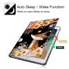 360Rotating Stand Case for 6.8" Kindle Paperwhite (11th Generation-2021) & Kindle Paperwhite Signature Edition, Durable PU Leather Cover with Auto Wake/Sleep for Men, Women, Flower Fox view 3